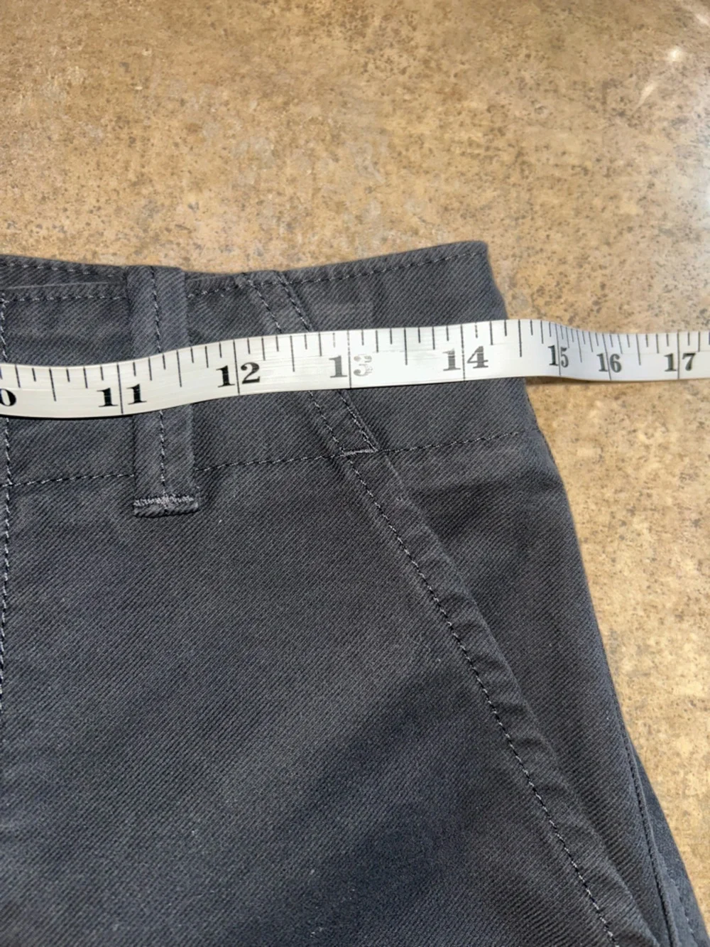 Banana Republic Pants - dark gray barrel leg utility chino - Picture 11 of 14